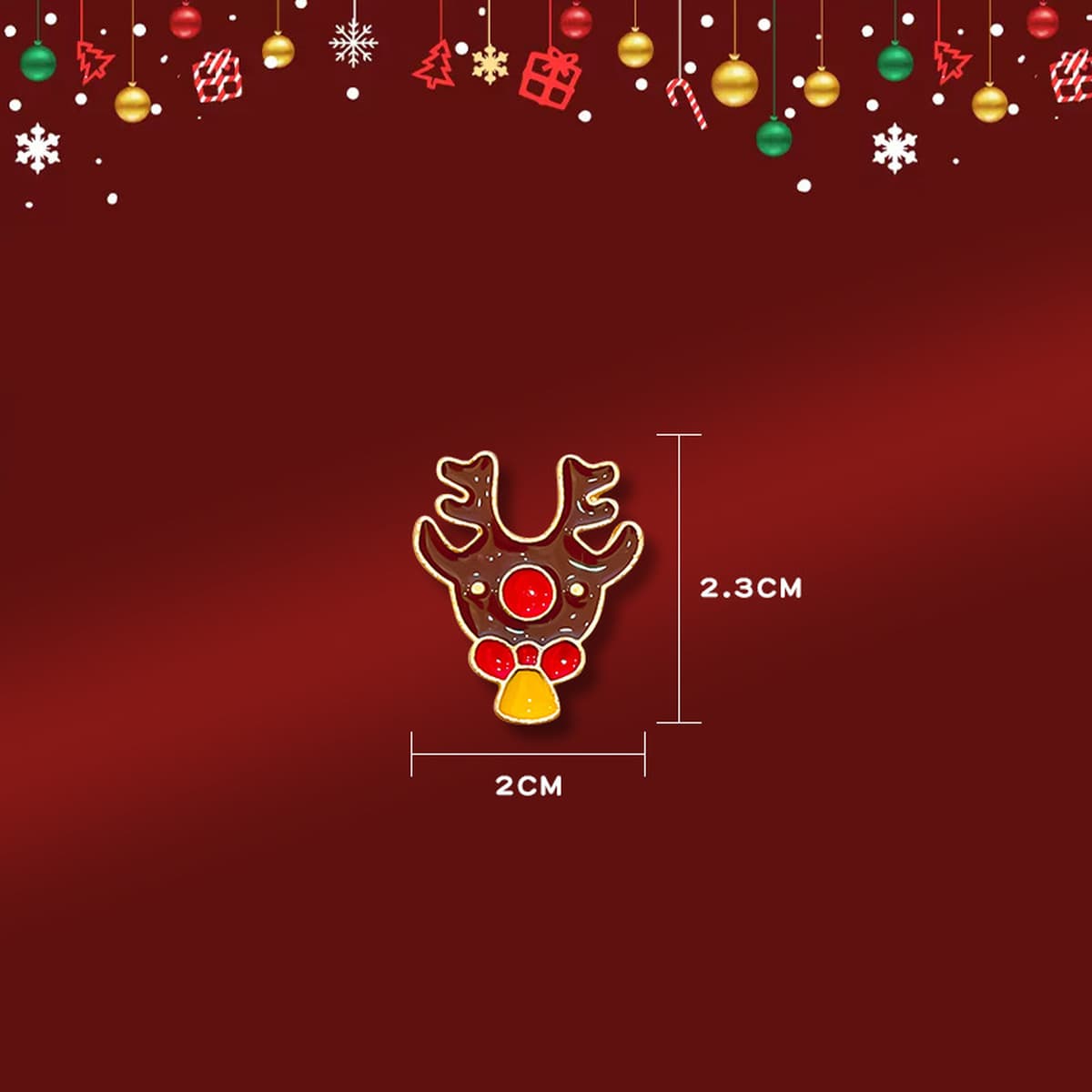 Рождественская брошь мультфильм капли масла металлический значок рождественские украшения старик дерево Лось колокольчик...