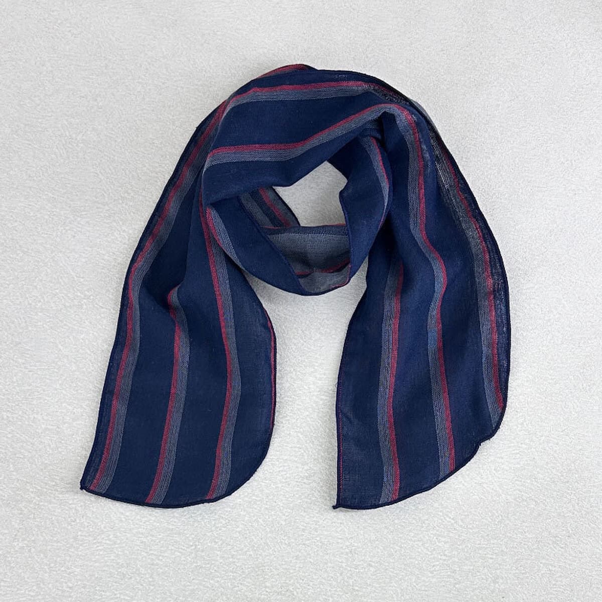 Весна и лето новый ретро льняный маленький длинный шарф