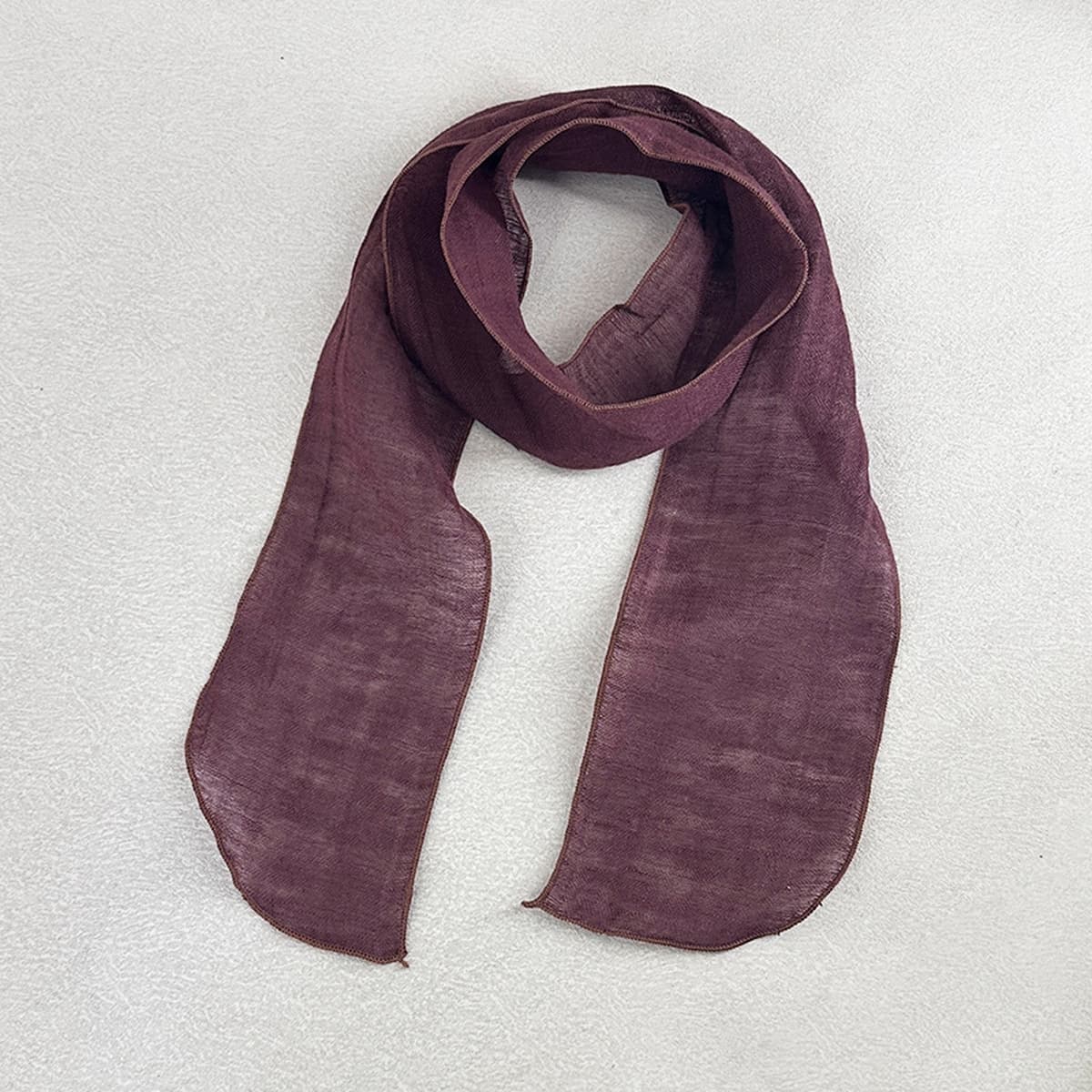 Весна и лето новый ретро льняный маленький длинный шарф