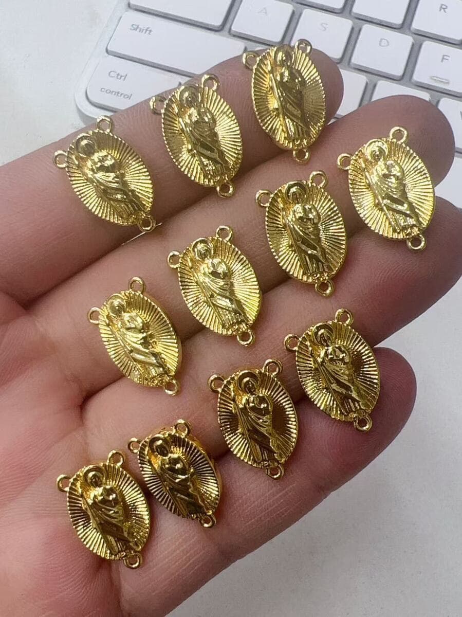 Религиозный кулон Девы Гваделупской, Иисуса, Святого Иуды, аксессуары для ожерелья, DIY бусины, цепочки, аксессуары