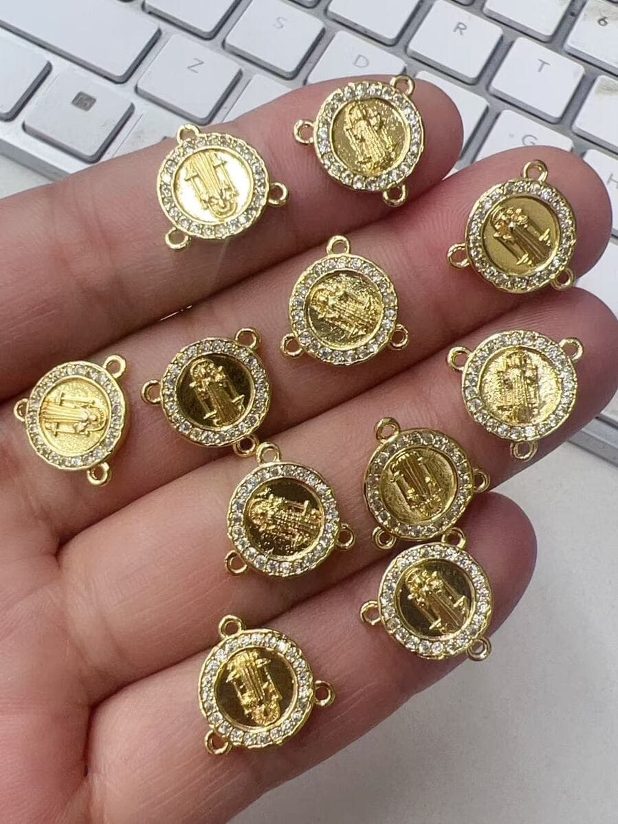 Религиозный кулон Девы Гваделупской, Иисуса, Святого Иуды, аксессуары для ожерелья, DIY бусины, цепочки, аксессуары