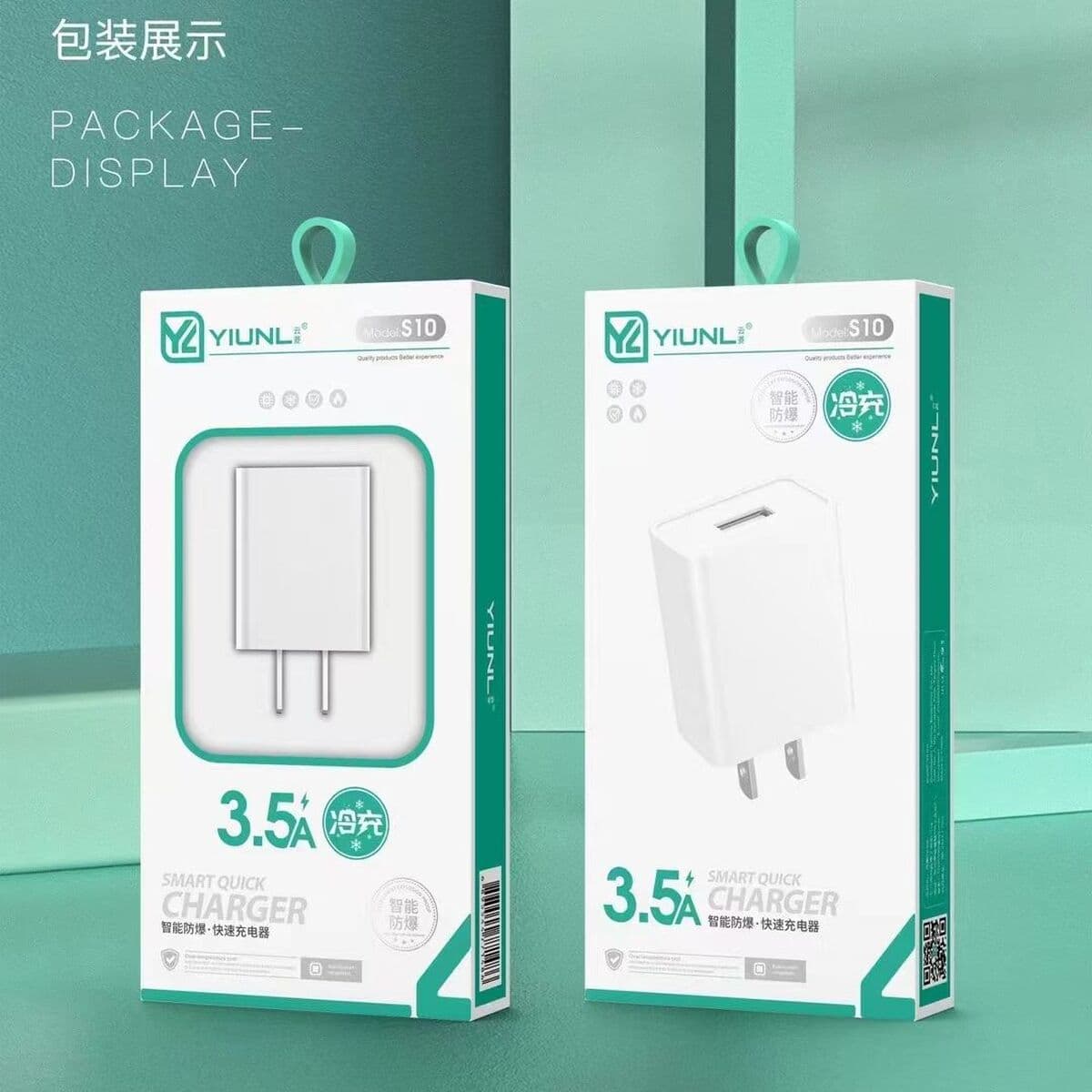 Зарядное устройство для мобильного телефона 3,5 А, зарядная головка USB для холодной зарядки 5 В 2 А, подходит для зарядной...