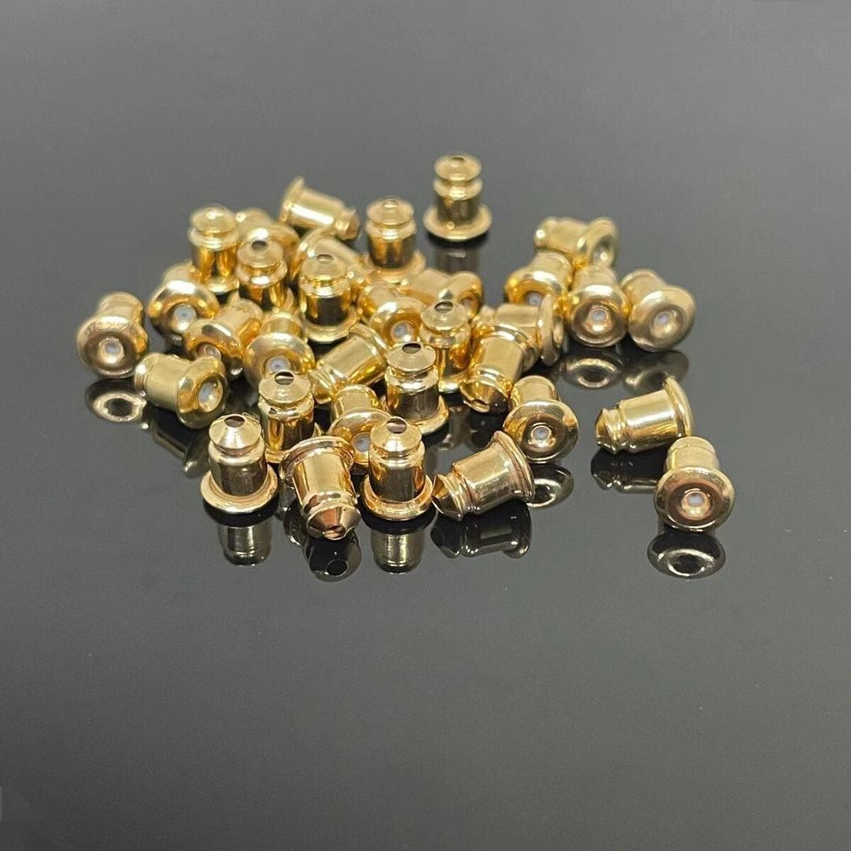 Медная пуля металлические беруши DIY ювелирные аксессуары антиаллергическое сохранение цвета Настоящее золото гальванические...