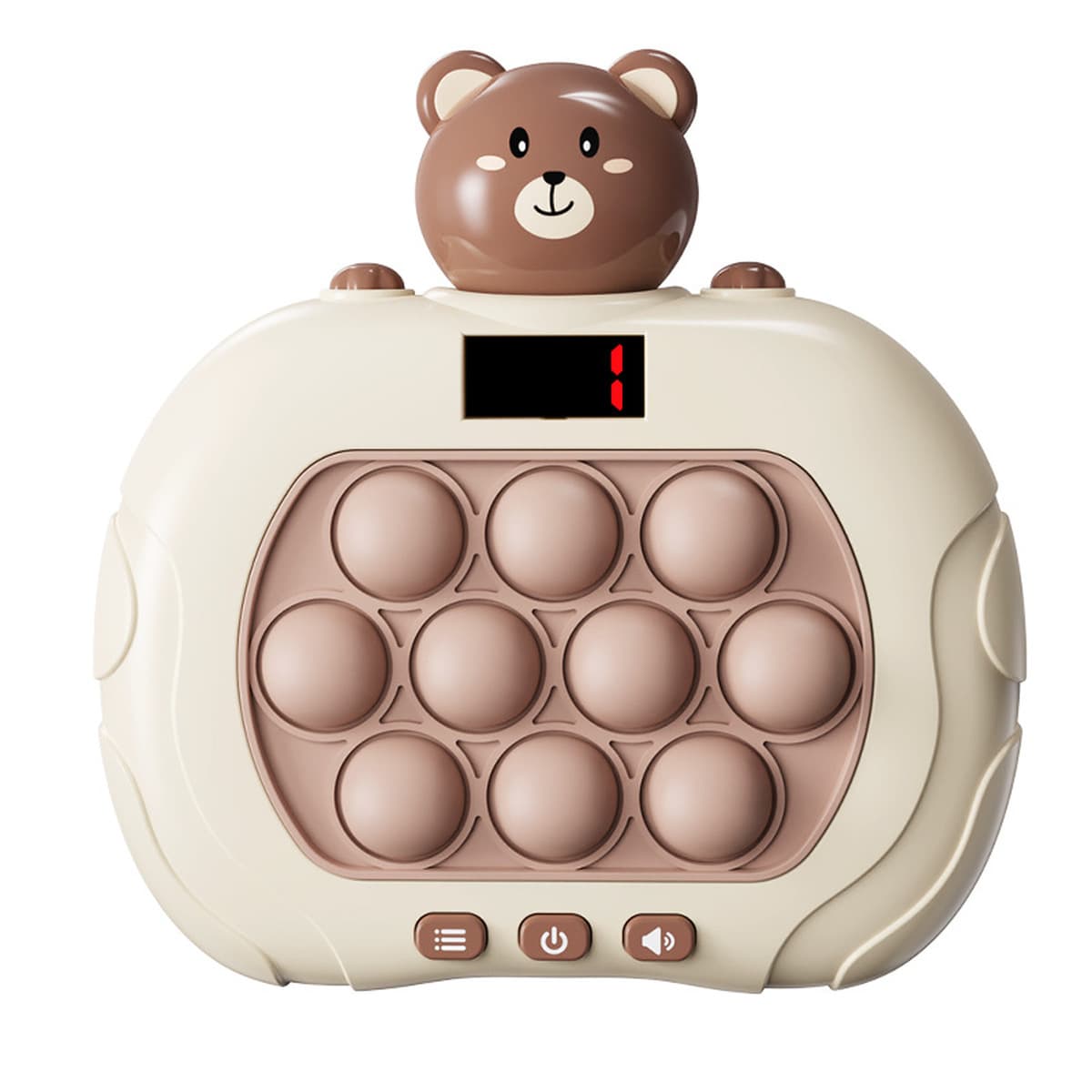 Быстродвигайте на ЖК-экран игровой консоли суслика, нажмите кнопку, чтобы распаковать игру