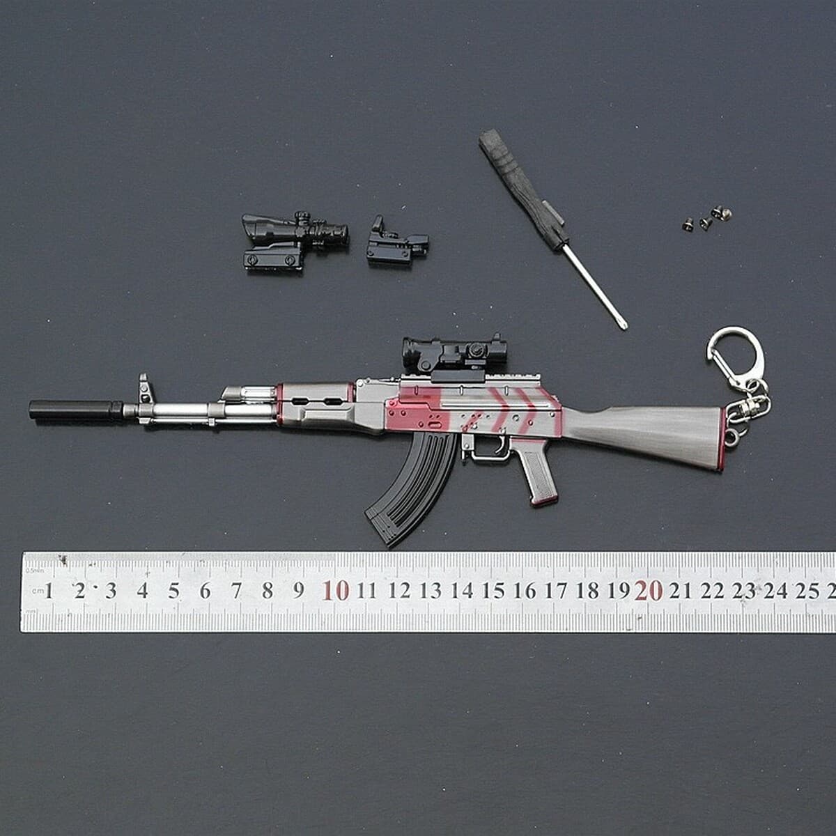 Побег Иисуса и мирное оружие боя M24 AKM M416 98K AWM модель пистолета кожа брелок