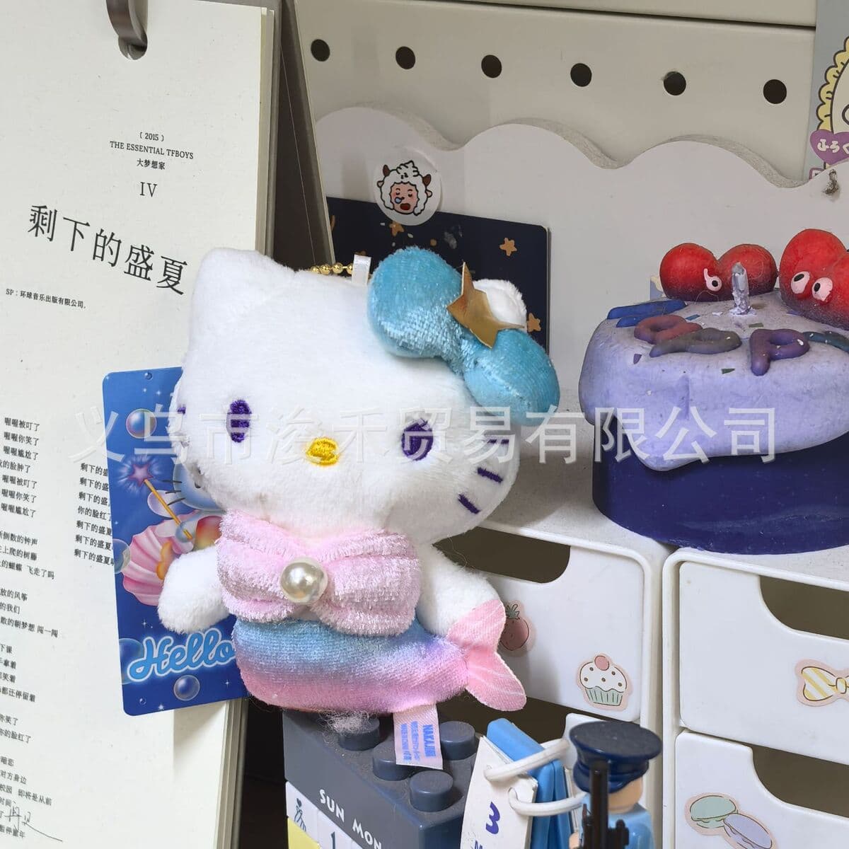 Любовь hellokitty кукла брелок подвеска подарочная сумка плюшевая милая кукла подвеска милая