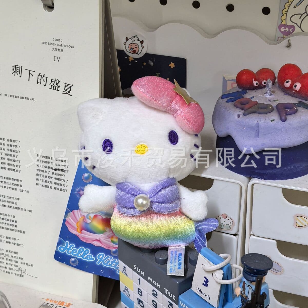 Любовь hellokitty кукла брелок подвеска подарочная сумка плюшевая милая кукла подвеска милая