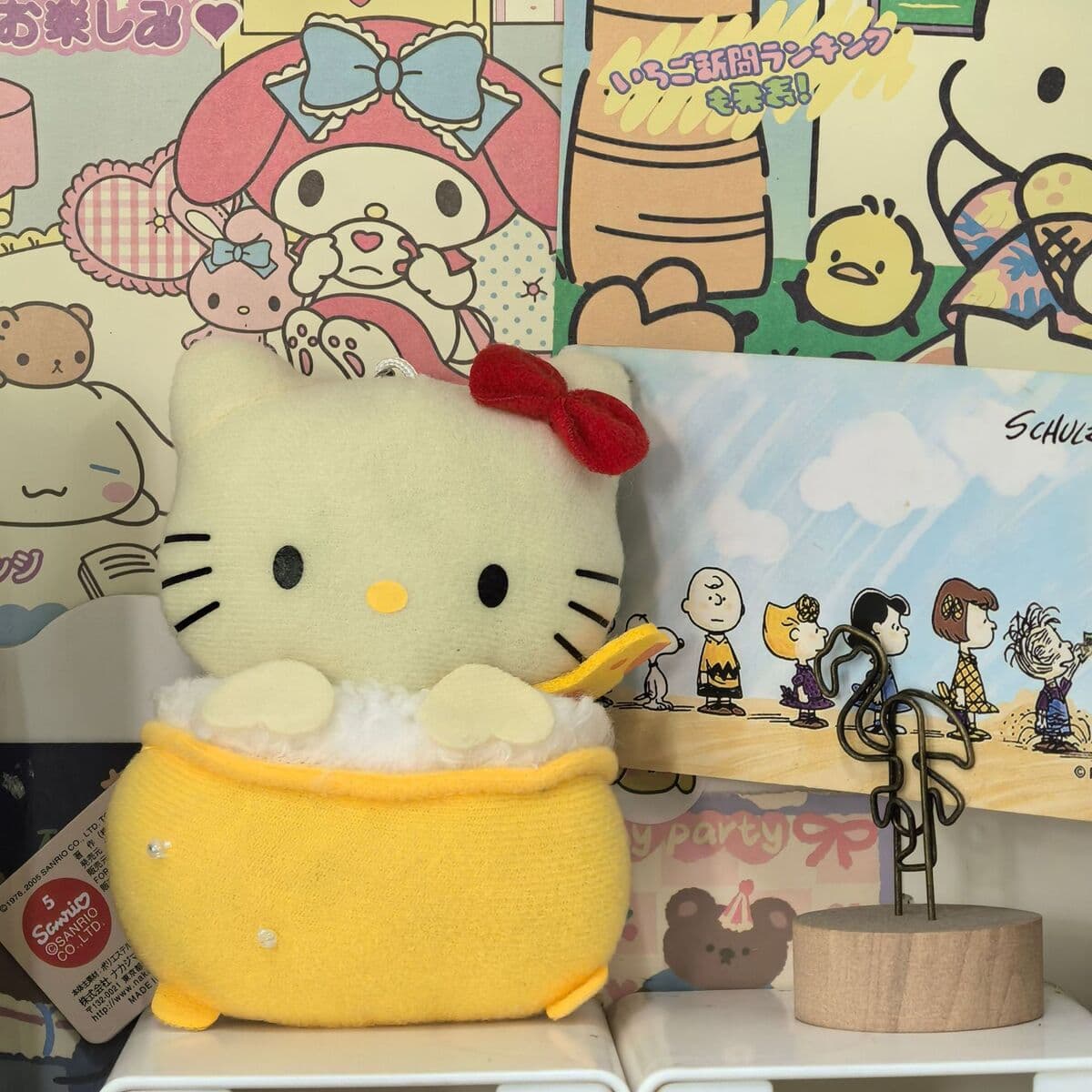 Любовь hellokitty кукла брелок подвеска подарочная сумка плюшевая милая кукла подвеска милая