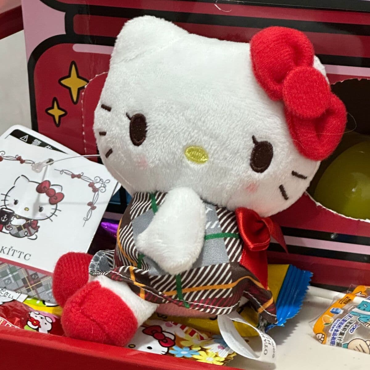 Любовь hellokitty кукла брелок подвеска подарочная сумка плюшевая милая кукла подвеска милая