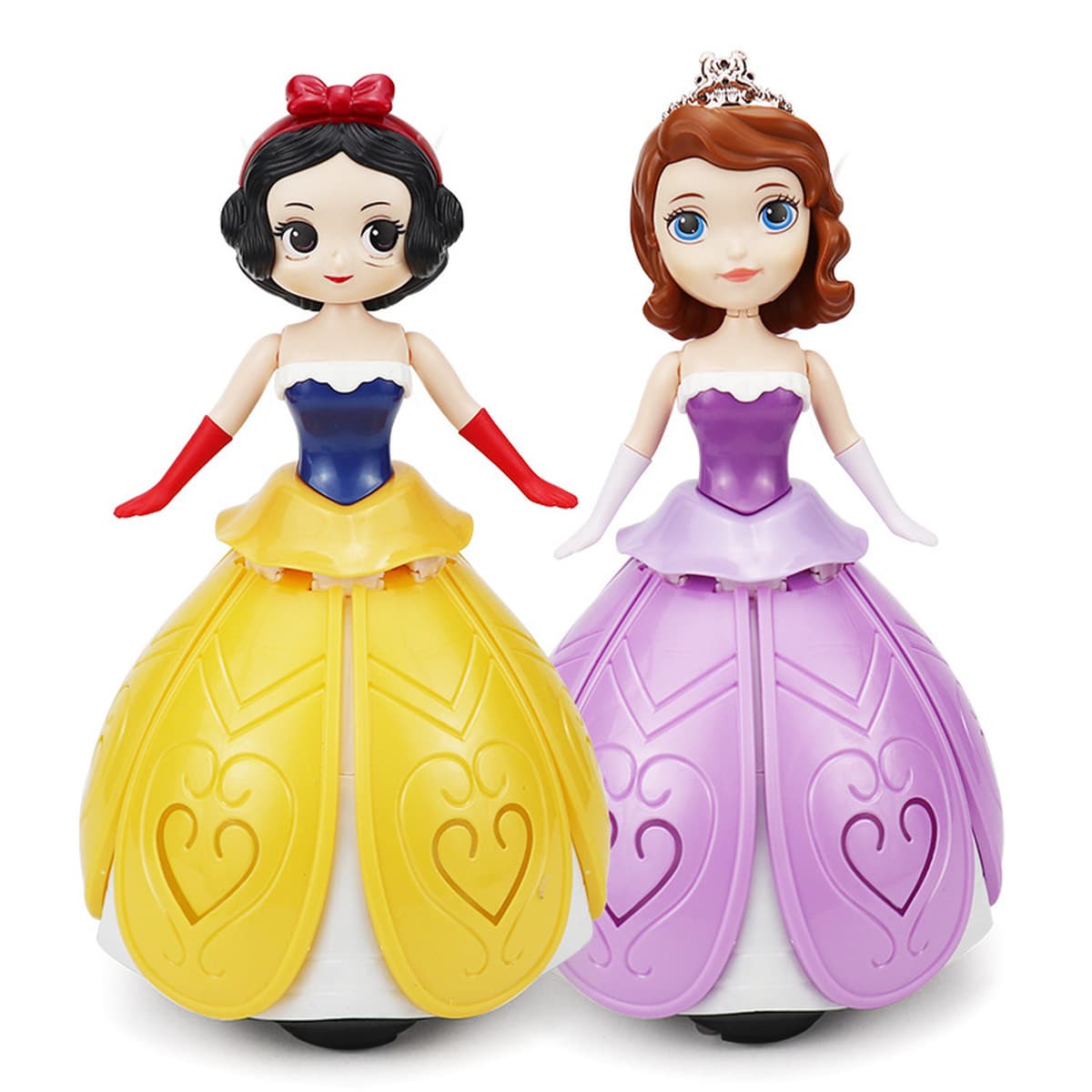 Встряхните звук того же вращения Танцующая кукла принцессы мечта легкая музыка Детские электрические игрушки трансграничные...