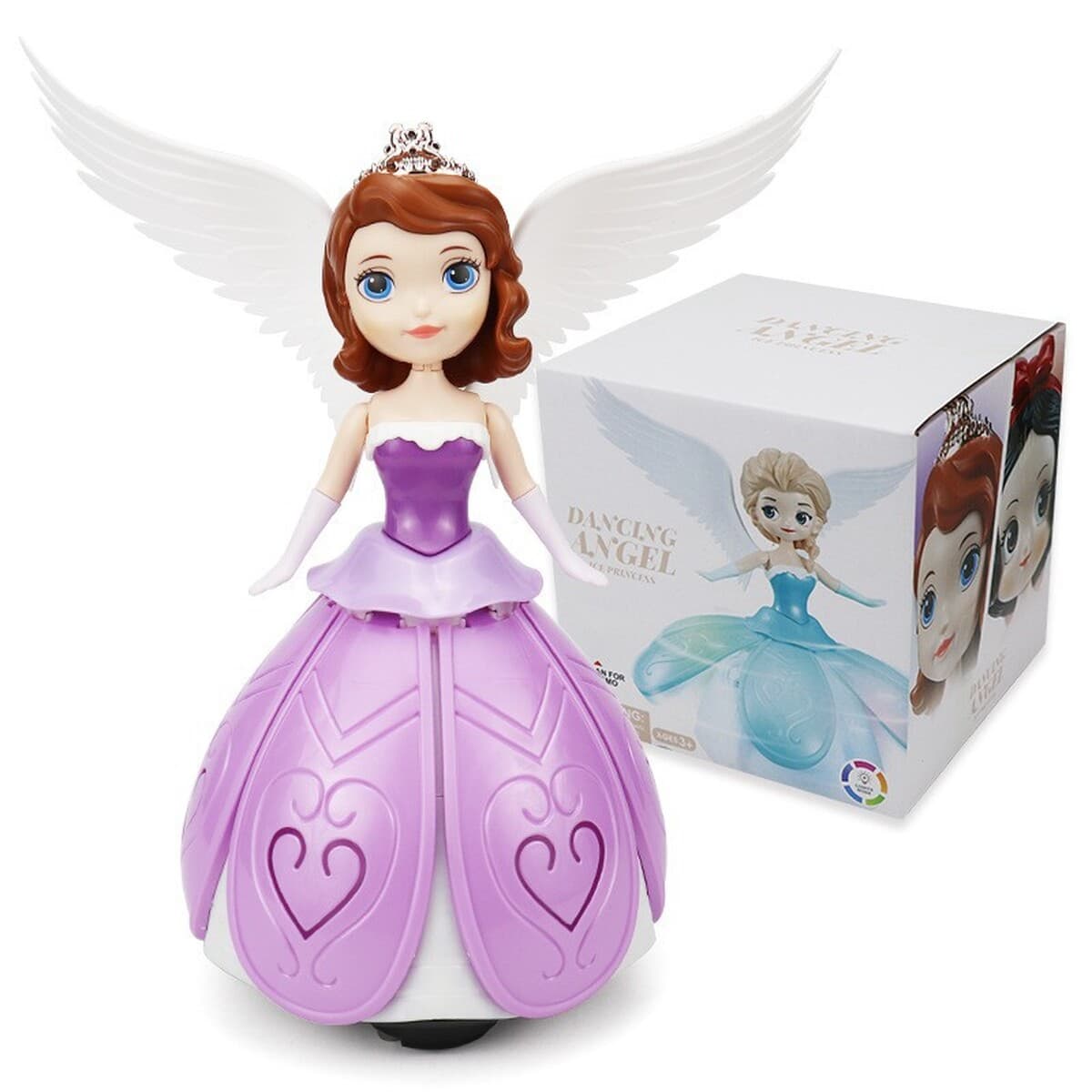 Встряхните звук того же вращения Танцующая кукла принцессы мечта легкая музыка Детские электрические игрушки трансграничные...