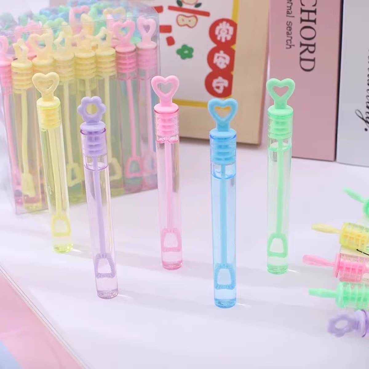 Мини-маленькая палочка для выдувания пузырей для детей, ручная пузырьковая вода, нелегко выдувать сломанную палочку для...