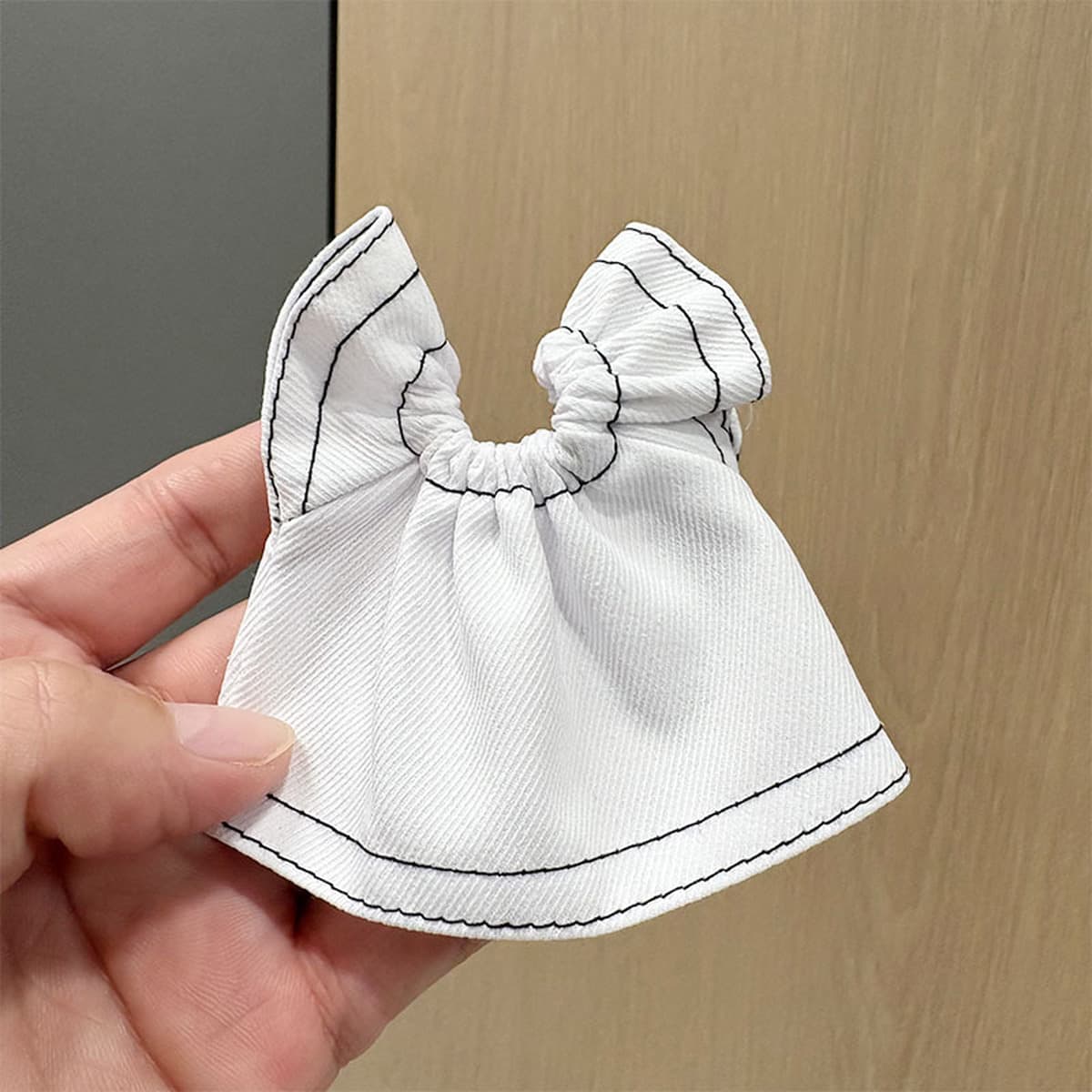 Милая мини-холщовая сумка, плюшевая кукла, клетчатая сумка, кукла West Highland, аксессуары для щенков, клетчатая юбка,...