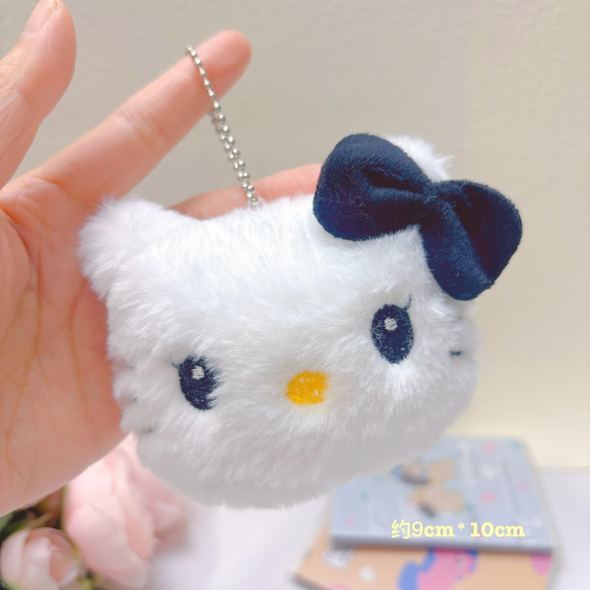 Популярный пищащий плюшевый брелок-подвеска в виде милого котенка, игрушка для автоматов с игрушками, плюшевая кукла