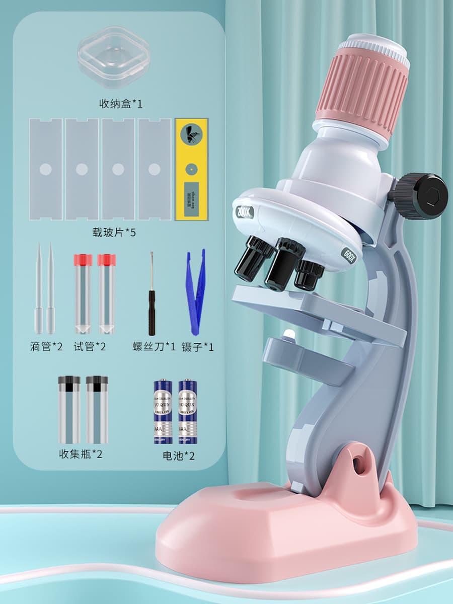 Детский микроскоп 1200 раз профессиональное научное оборудование биологический экспериментальный костюм Развивающие игрушки...