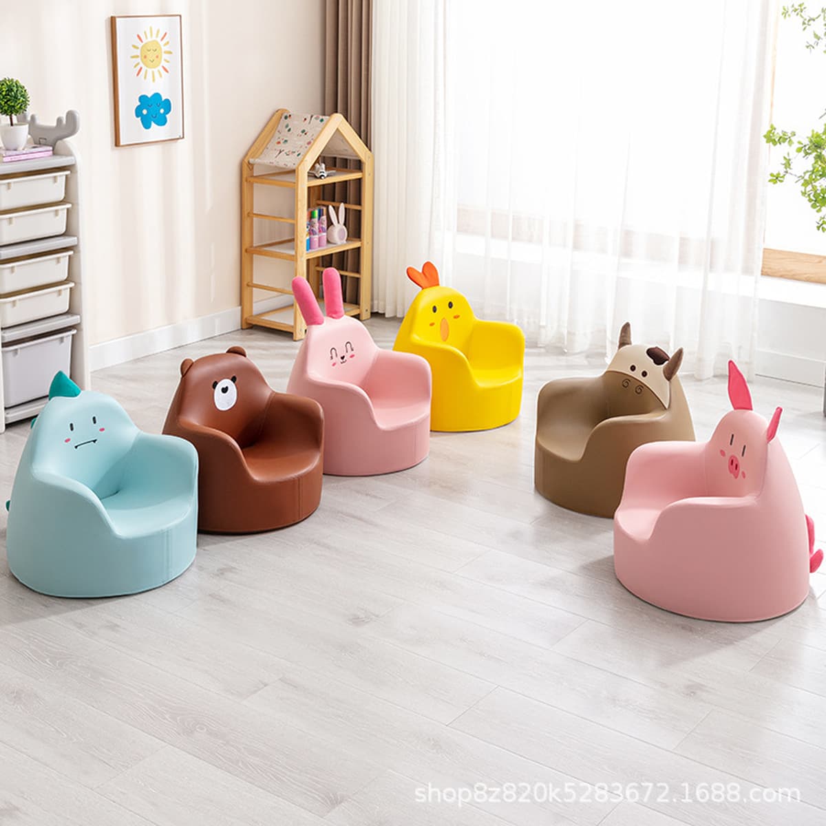 Детский диван Нэнси, маленький диван, милое сиденье с героями мультфильмов, уголок для чтения принцессы для девочек, ребенок...