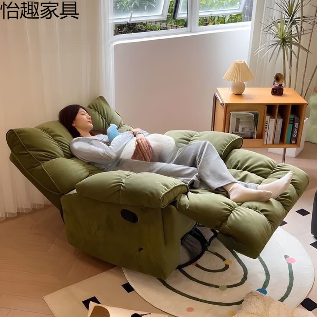 Компьютерное кресло для домашнего ленивого отдыха, одно игровое кресло с откидной спинкой, диванное кресло, кресло-качалка...