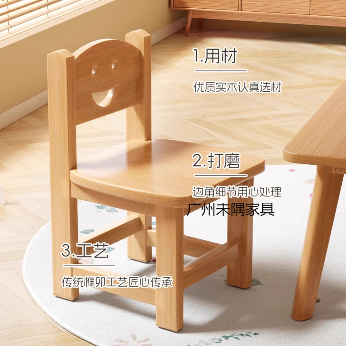 Небольшой деревянный табурет домашнее детское деревянное обедное кресло спинка стула Малый стул детский сад деревянный...