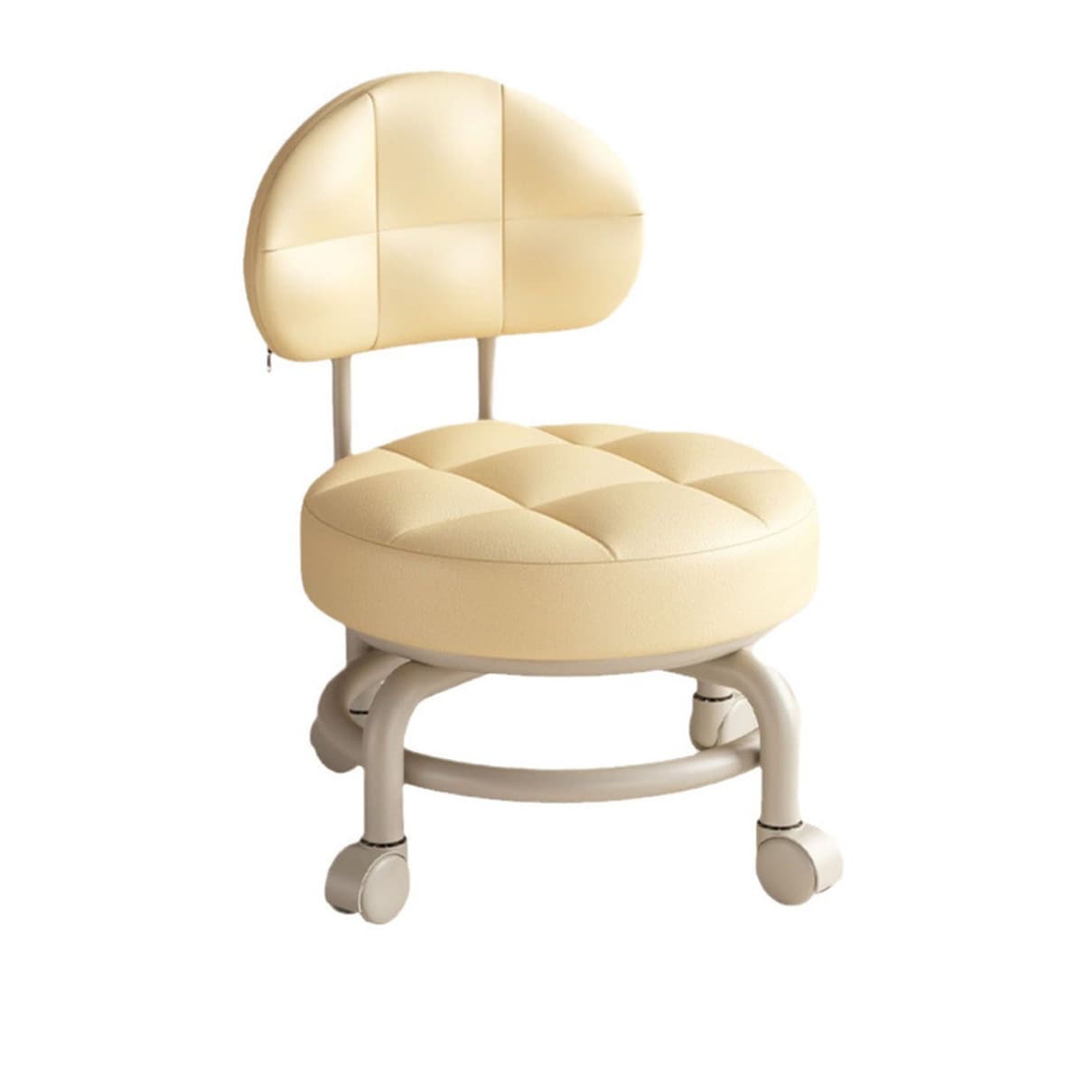 Маленький табурет для дверного проема, передвижной домашний табурет для переобувания со спинкой, низкий табурет на колесиках...