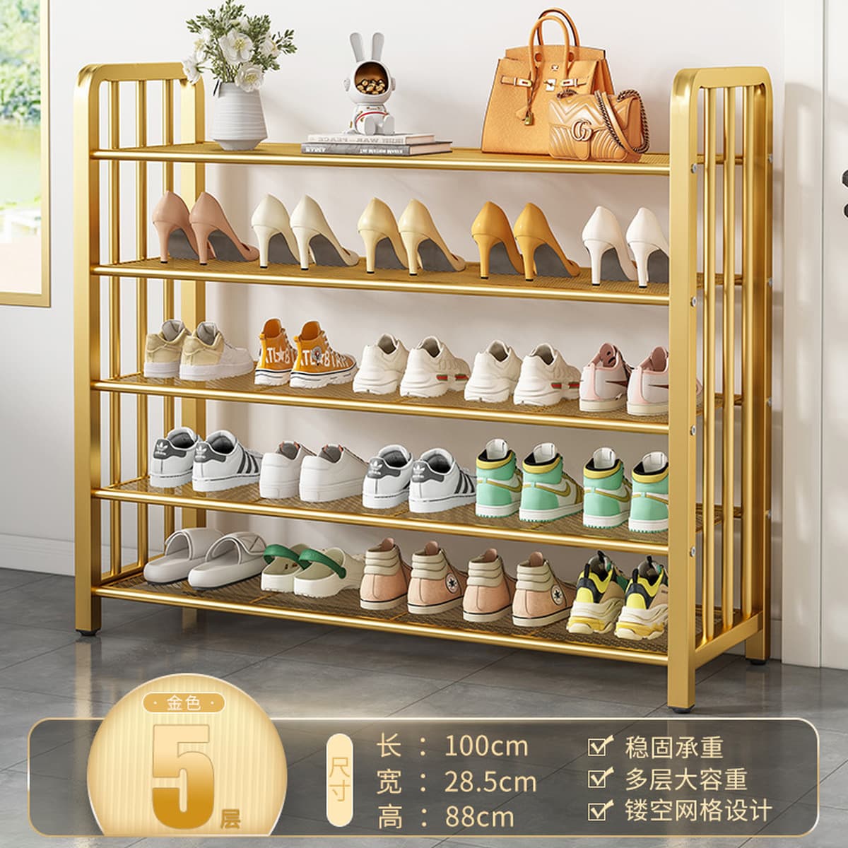 Напольная обувница для прихожей, минимальный заказ — одна штука, многоярусная компактная обувница, пылезащитный простой шкаф...