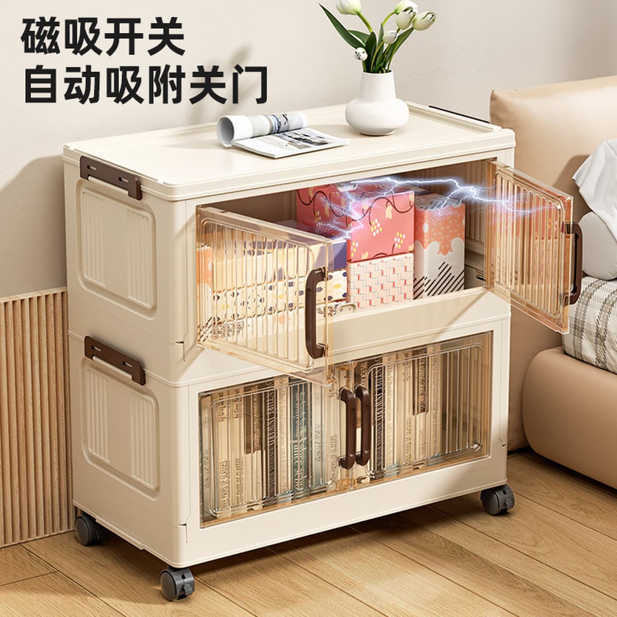 Складной шкаф для хранения без установки, многослойный шкаф для хранения одежды и одеял в домашней спальне, очень большой...