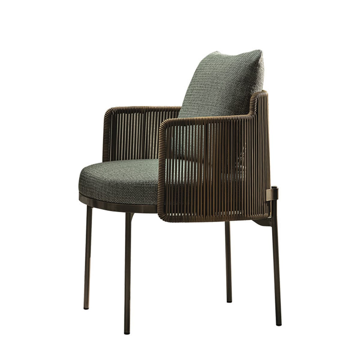 Открытый стол и стул Двор Вилла Сад Ротанга Стул Из Нержавеющей Стали Открытый Балкон Антикоррозионная Деревянная Мебель Для...