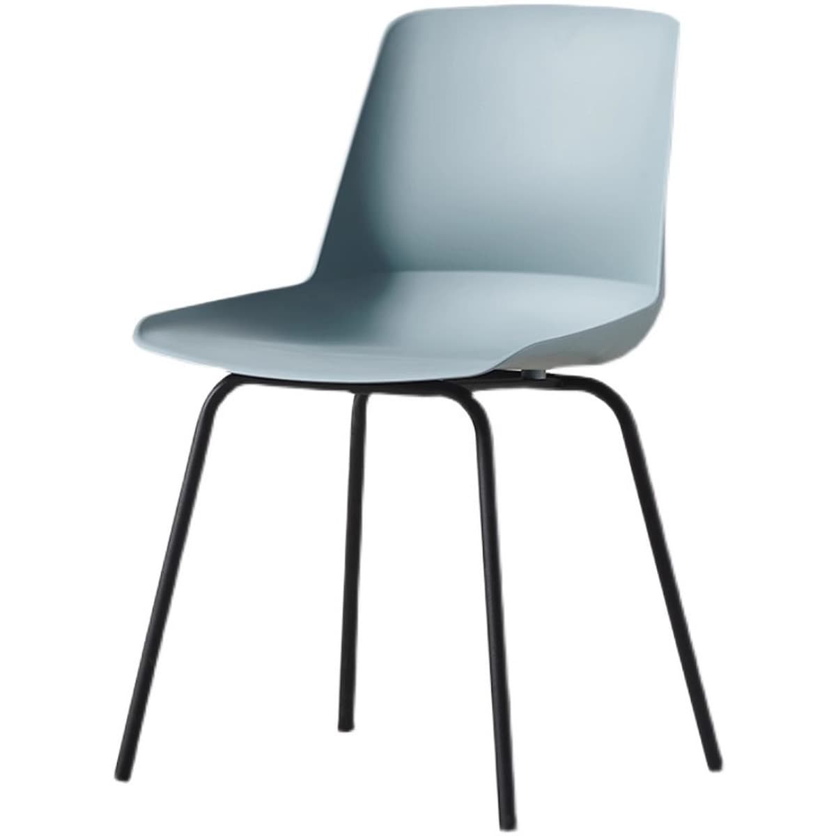 Скандинавский пластиковый обеденный стул утолщенный столовая спинка кресло современной домашней конференции