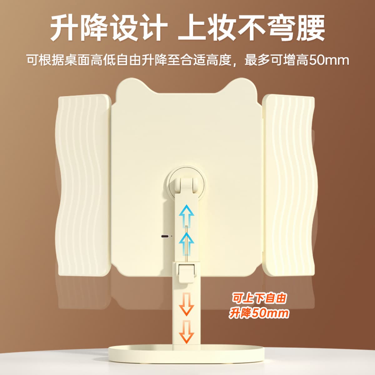 Светодиодное зеркало для макияжа с подсветкой настольное зеркало для макияжа Регулируемый съемный праздничный подарок на...