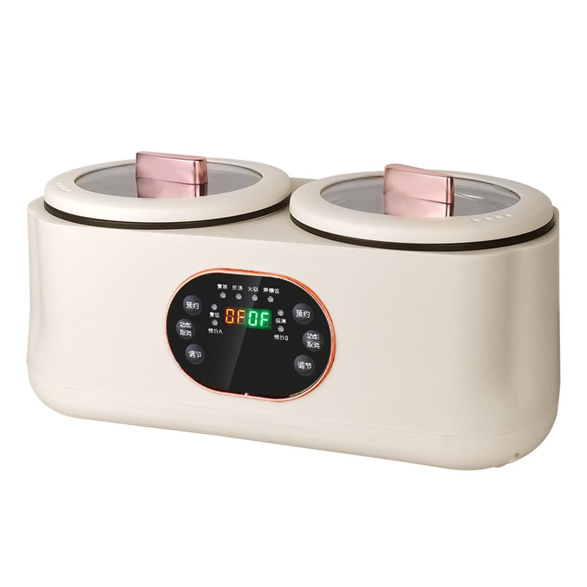 Многофункциональная двойная рисоварка, умная электрическая кастрюля, электрическая кастрюля, кастрюля Инь-Ян, рисоварка с...