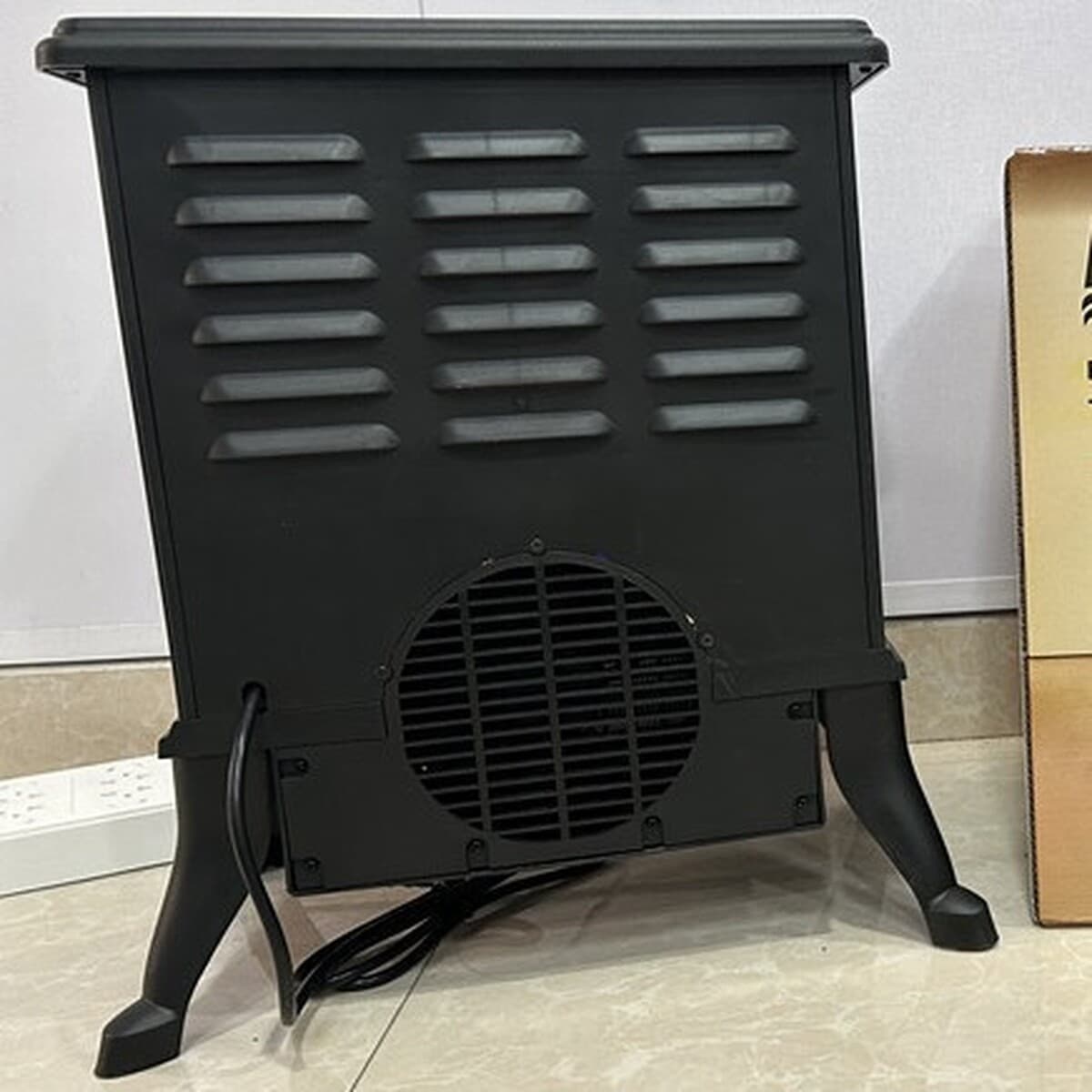 Трансграничный большой каминный обогреватель с 3D-эффектом пламени, для дома и офиса, мгновенный нагрев, вентилятор