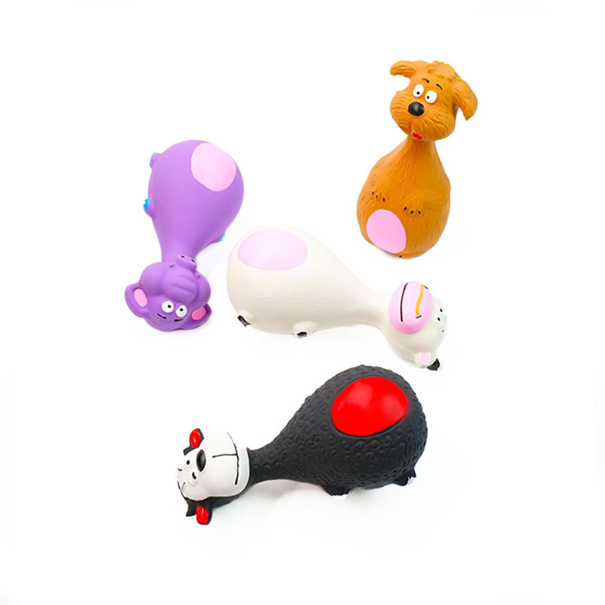 Игрушка-щенок Yirui из латекса, издающая звуки, мультяшный дизайн, товары для животных, забавный подарок на праздник для...