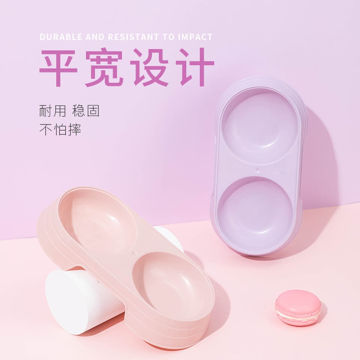 Новый стиль конфеты собачий миска кот двойная миска с водой миска с пищей противоскользящая питьевая кормушка для кошек с...