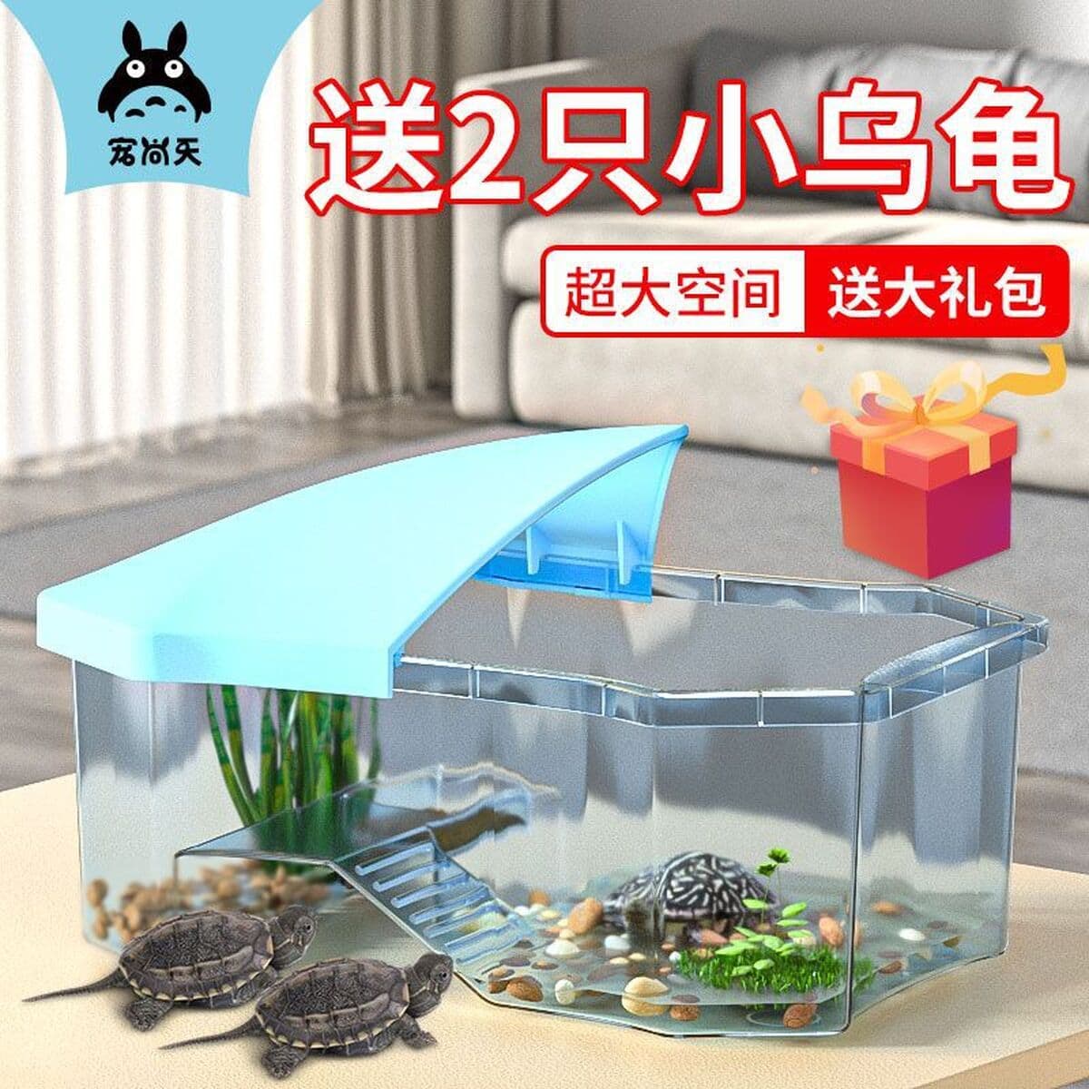 Ложный небесный резервуар с черепахами