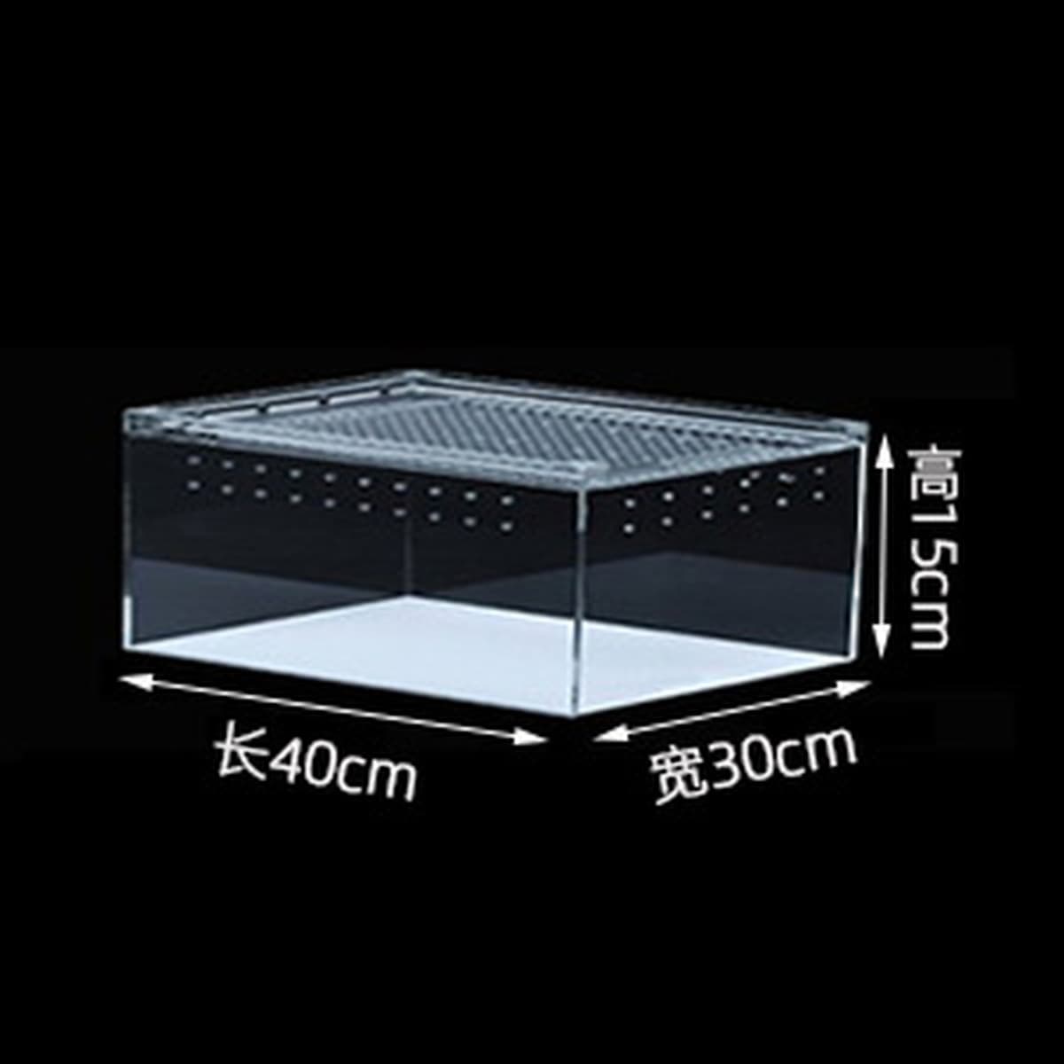 Акриловый герметичный террариум для пауков, рогатых лягушек, гекконов, змей, рептилий, в наличии и готов к отправке.