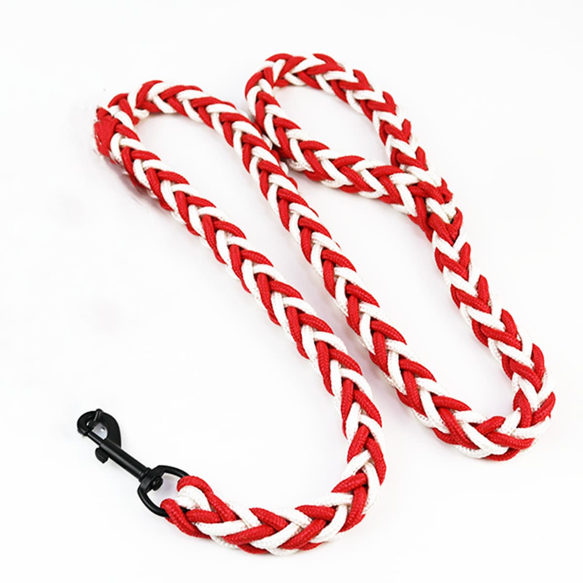 Одноместный плетеный восьмижильный поводок из веревки, золотой ретривер, большой и средний поводок для собак, поводок для...