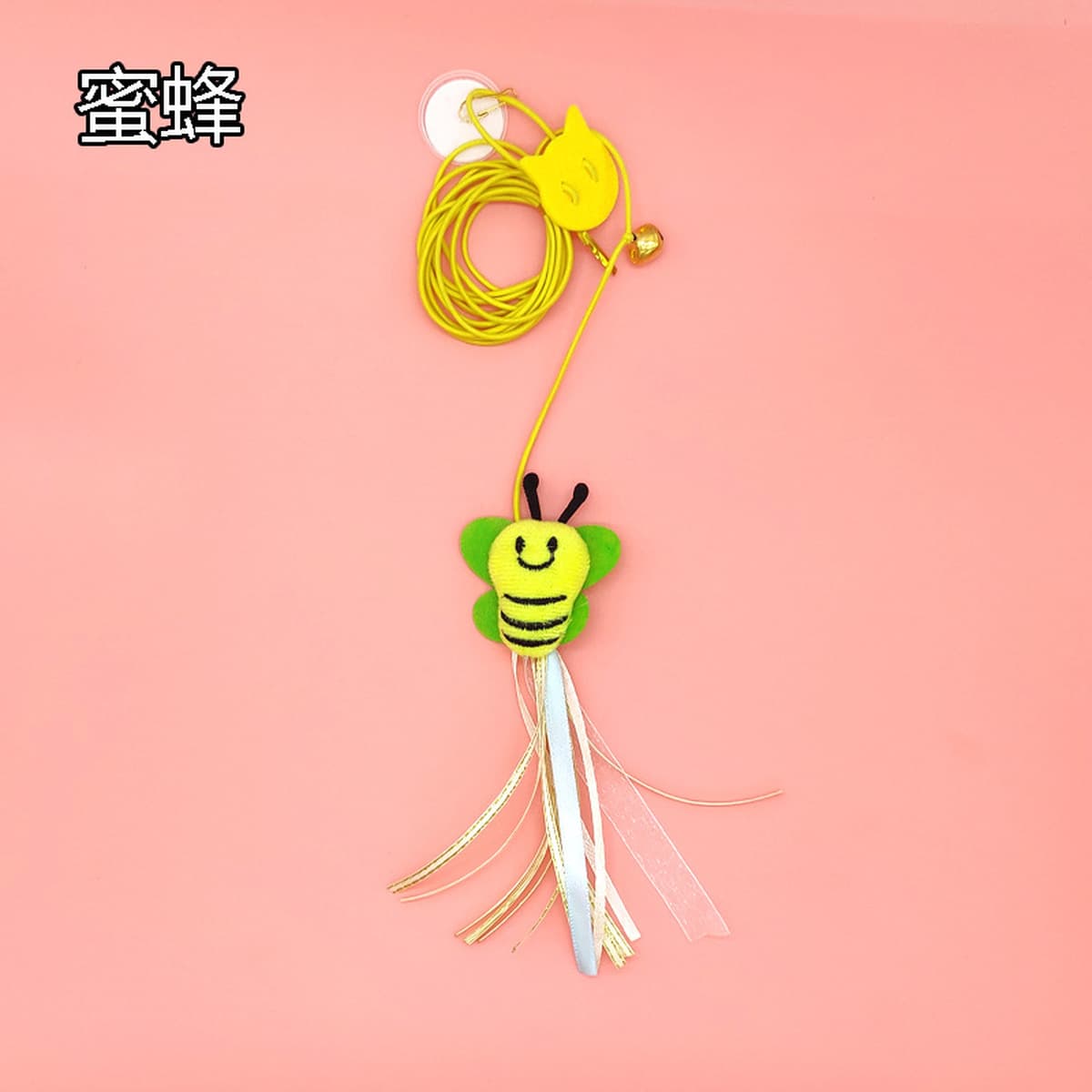 Cat Toy Self-Hi рельефная качающаяся подвесная дверь висит эластичное перо забавная кошачья палочка колокольчик мышь товары...