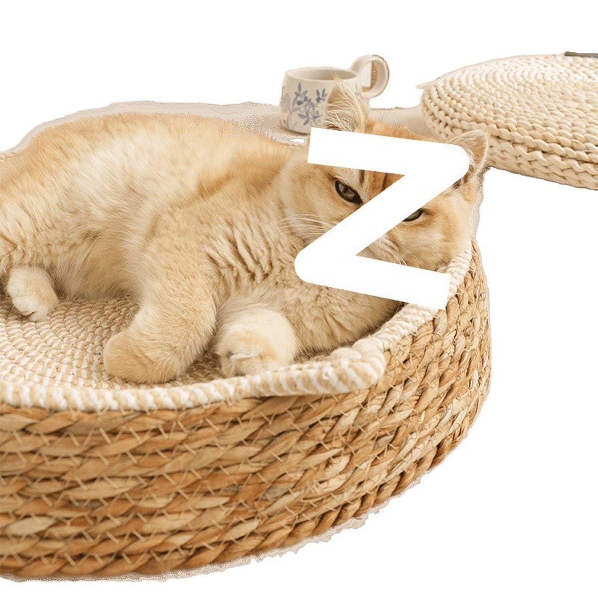 Кошачье гнездо из ротанга в стиле принцессы, летние товары для домашних животных на все времена года, доска для кошачьих...