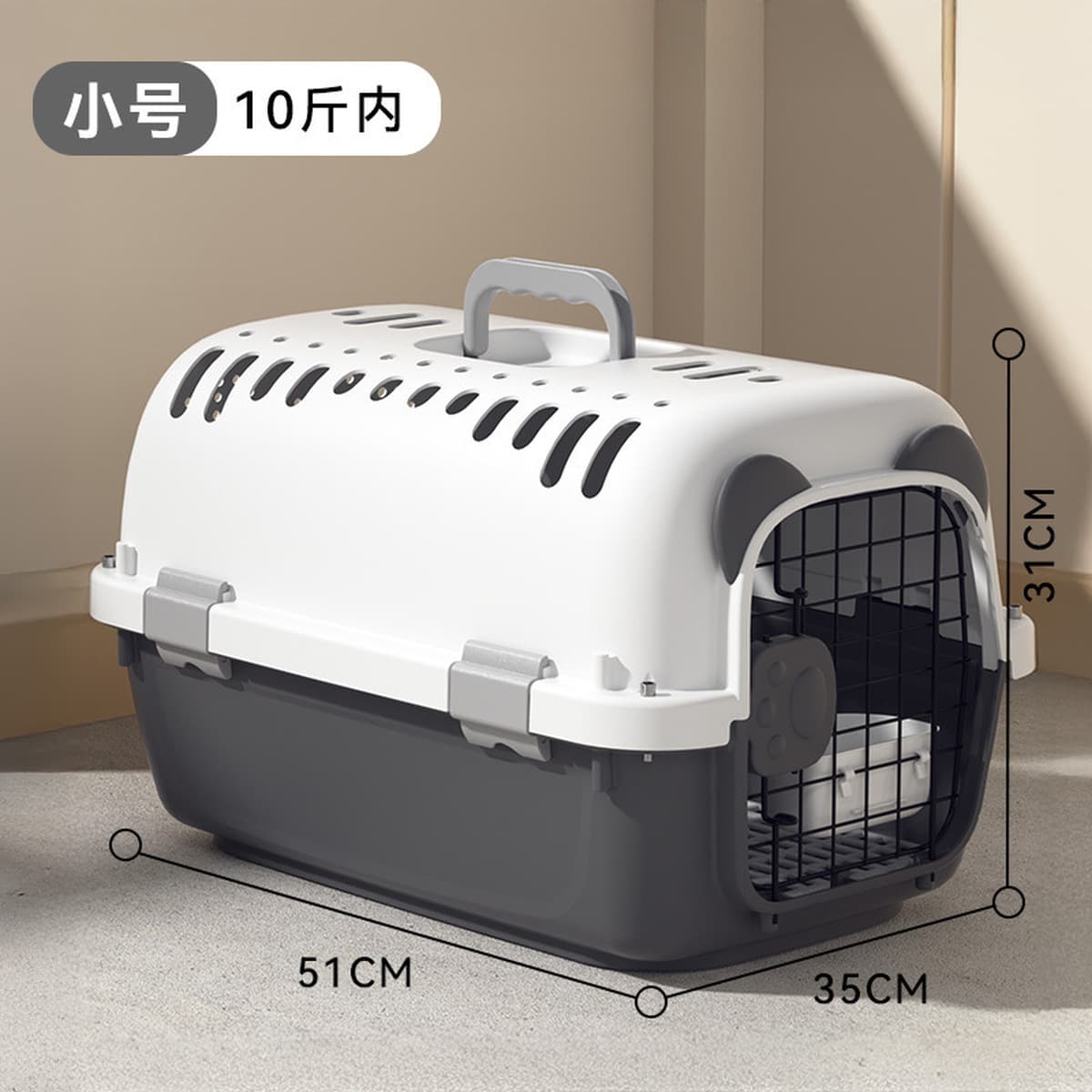 Cat Air Case Pet Consignment Исходящий Портативный Кошка Клетка Кошка Сумка Собака Транспортный Чехол Принадлежности
