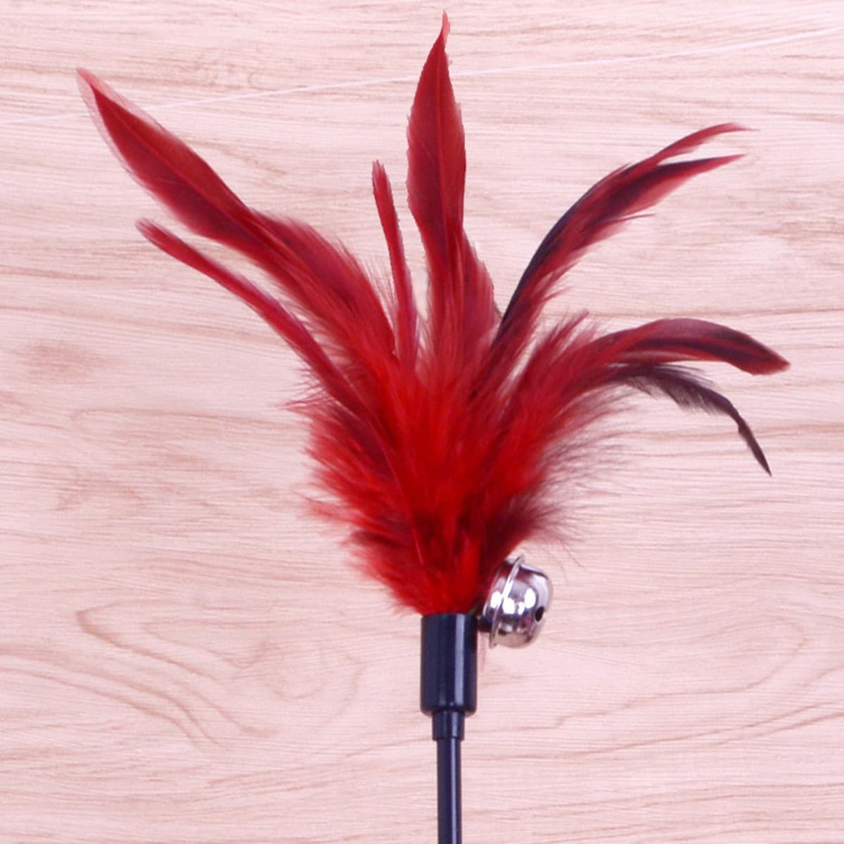 Поставки для домашних животных оптом колокольчики перья дразнят кошачья палочка игрушка игрушка перья дразнят кошачья палка...