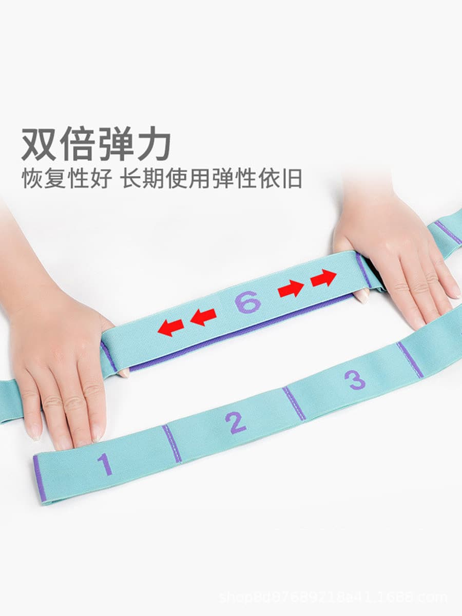 Сегментированный растягивающийся пояс для йоги для взрослых, цифровой эластичный пояс для фитнеса, детский эластичный пояс...