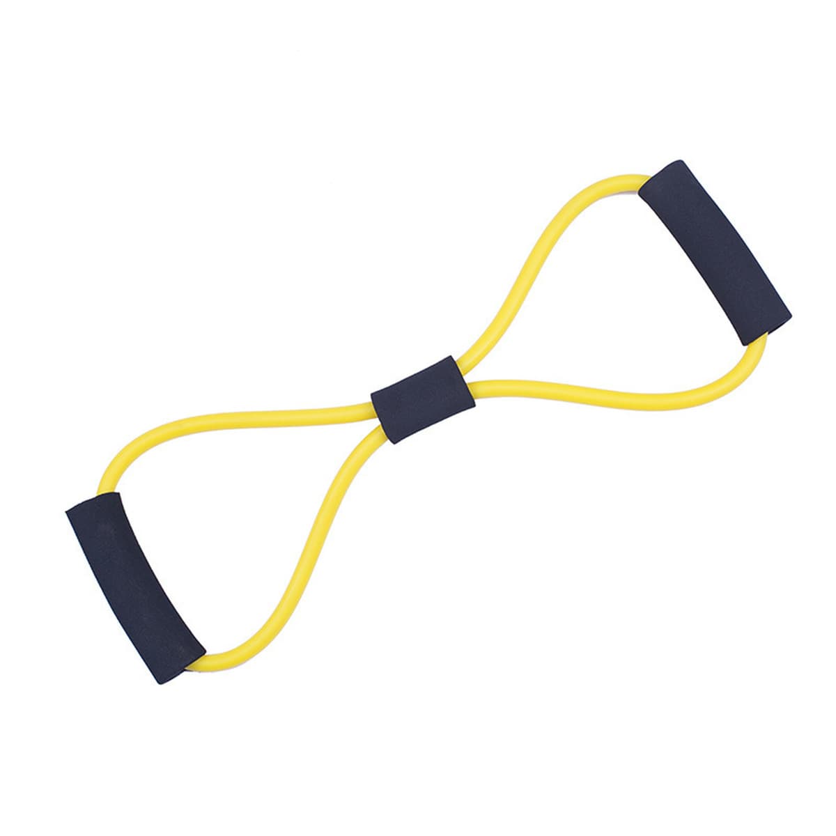 Эластичная лента с открытой спиной, домашняя натяжная веревка, спортивное оборудование для фитнеса, фигура восемь, желтая,...