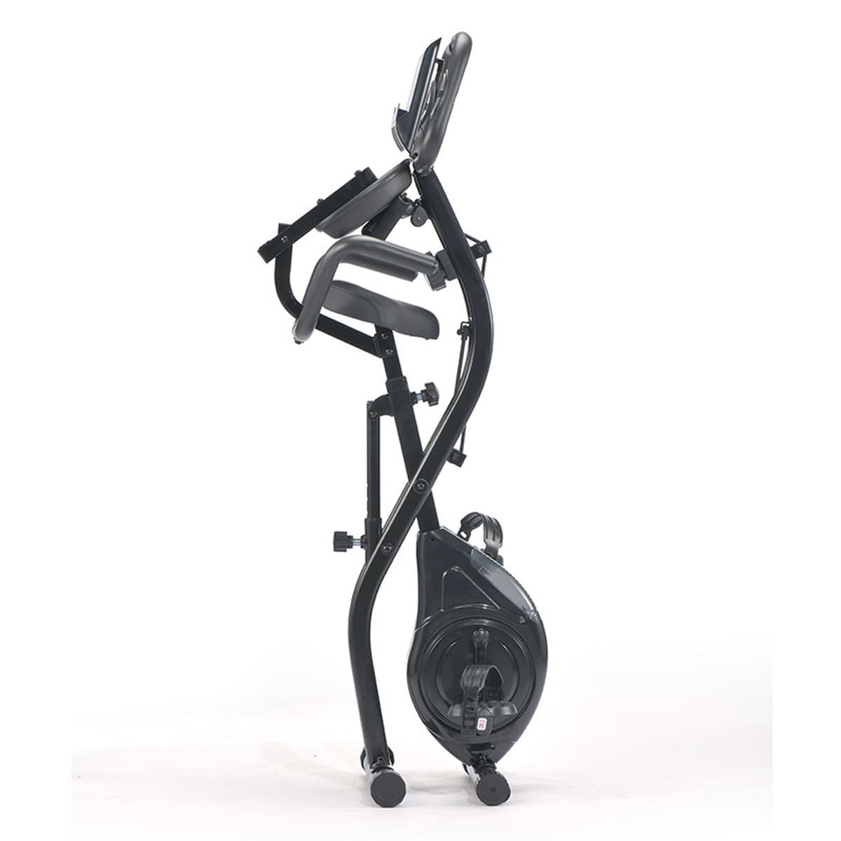 X-bike фитнес-велосипед бытовой с магнитным управлением, бесшумный складной с ЖК-дисплеем сердечного ритма, высокая спинка,...