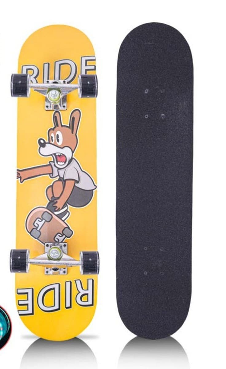 Скейтборд для начинающих, профессиональный, двойной наклон, для детей, подростков, взрослых, мальчиков и девочек,...