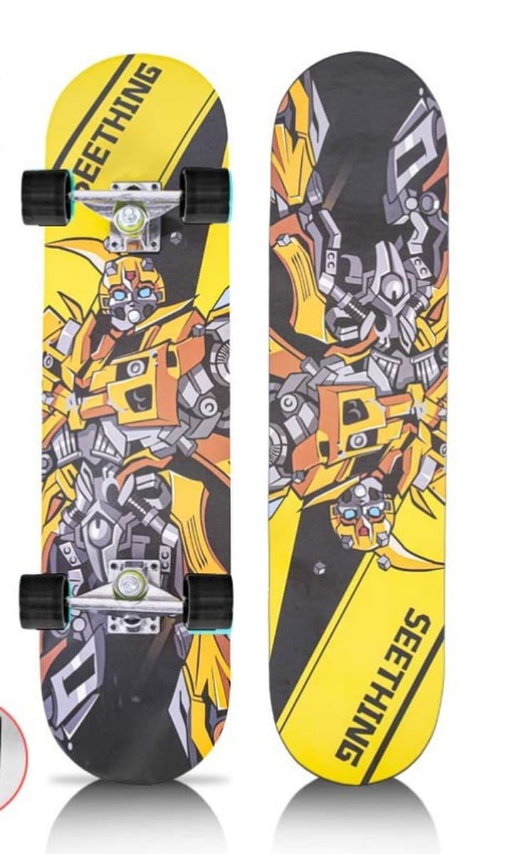 Скейтборд для начинающих, профессиональный, двойной наклон, для детей, подростков, взрослых, мальчиков и девочек,...