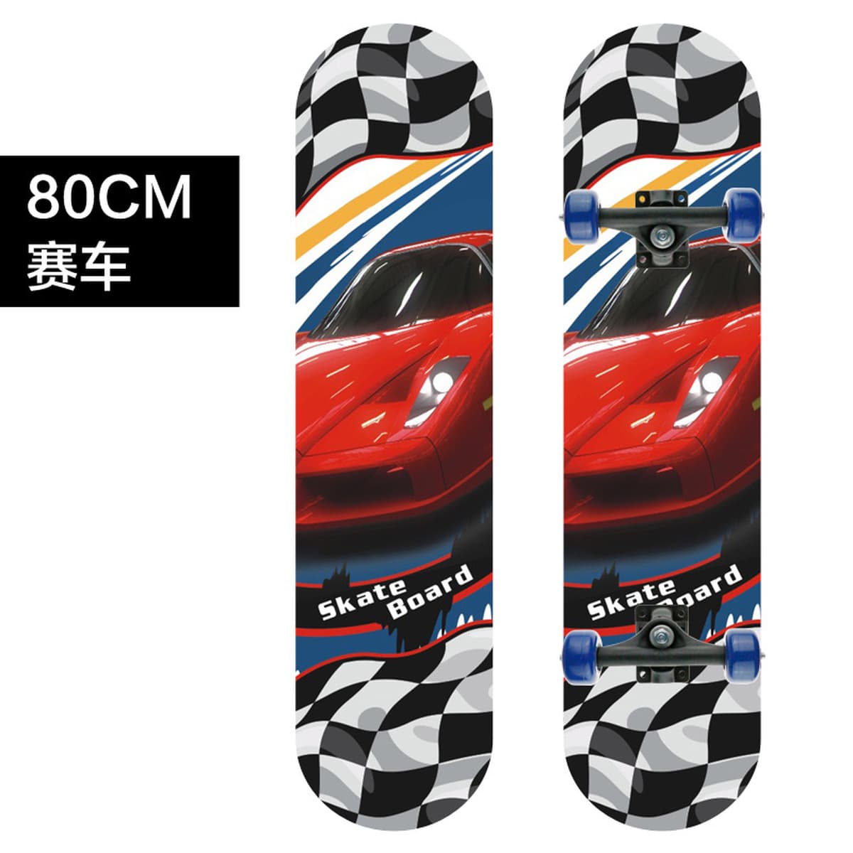 Детский четырехколесный самокат 3108 для начинающих, с мультяшным дизайном, двойной кикборд, 80 см, оптовая продажа от...