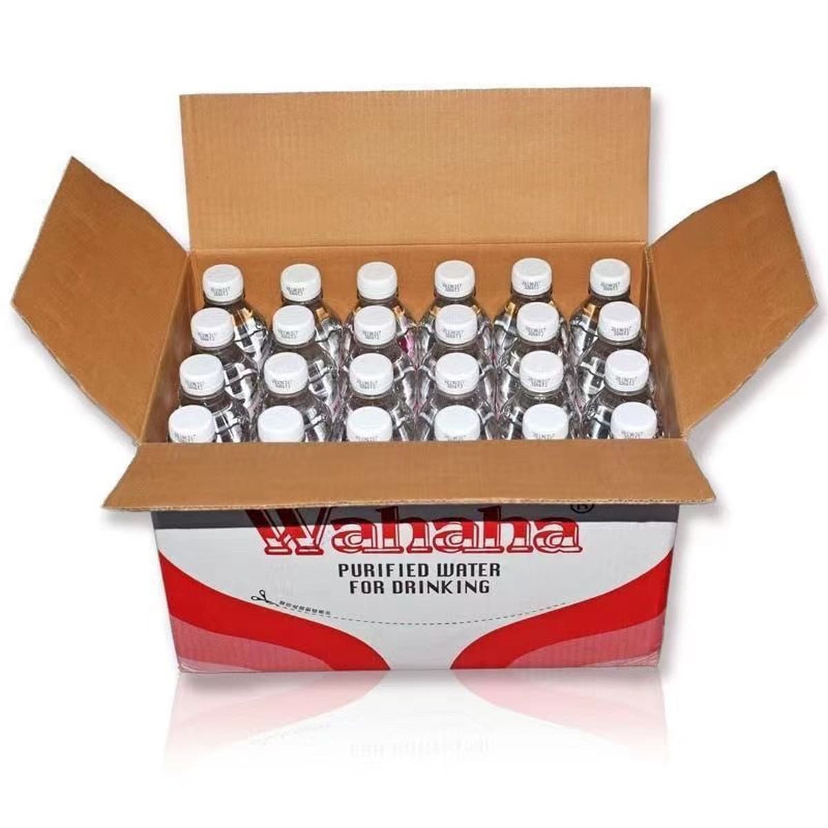Wahaha чистая вода 350 мл/596 мл/1/12/24 бутылки минеральной воды в маленьких бутылках оптом