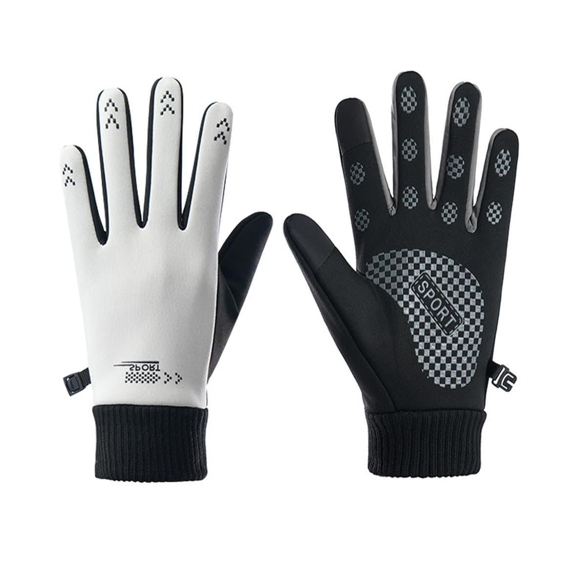 Зимние теплые перчатки для женщин, совместимые с сенсорными экранами, подходят для занятий спортом, активного отдыха,...