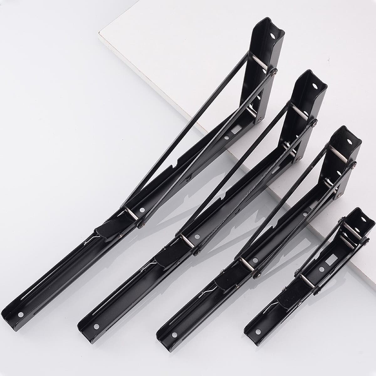 Складной кронштейн-перегородка Billy Bracket Настенный несущий кронштейн Полка подвижная для хранения Треугольный кронштейн...