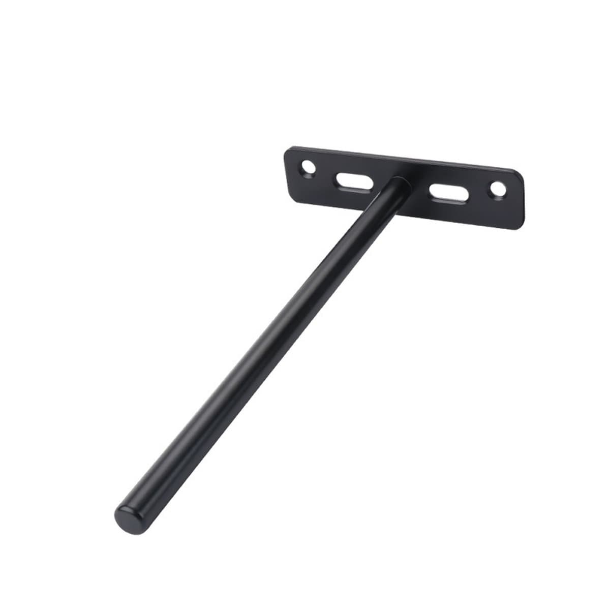 Невидимая настенная Опора Черный скрытый фиксированный кронштейн скрытый 10 см Т-образный скрытый кронштейн перегородки