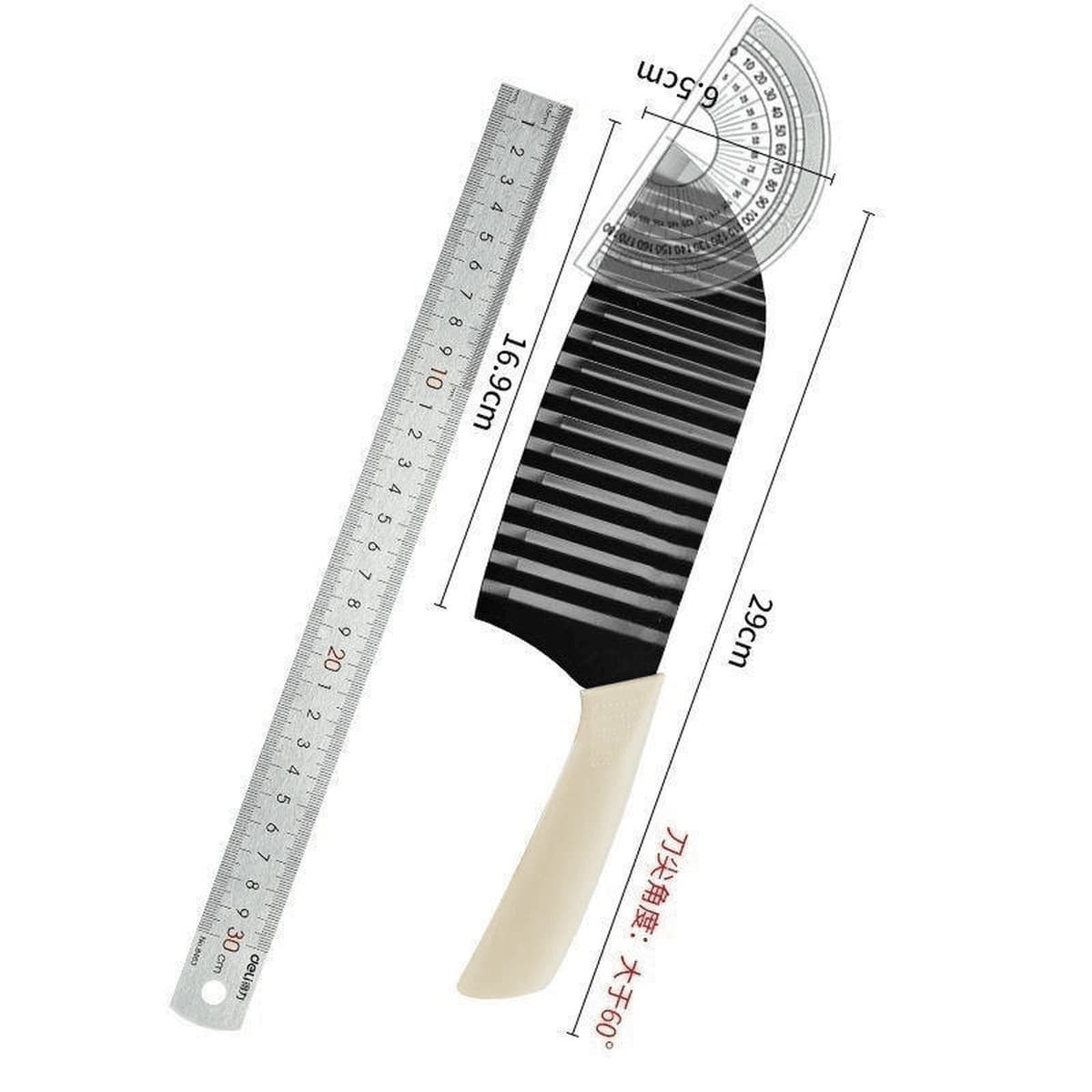 Картофельный нож Волнистый нож Коммерческий многофункциональный волчий зуб дома многофункциональный инструмент для нарезки...